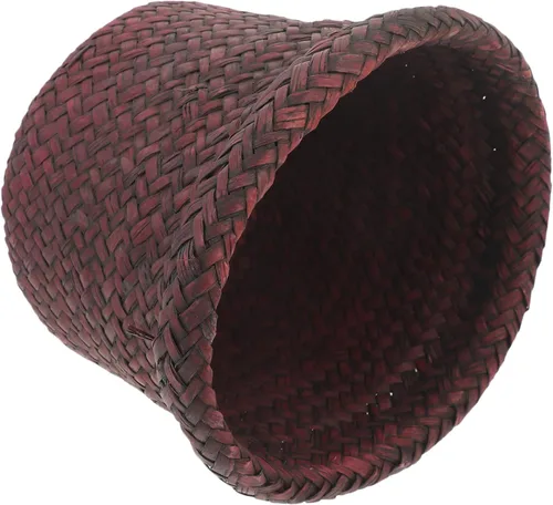 Vista 7 de Cabilock Soporte decorativo para plantas de interior tejido de algas marinas para decoración del hogar, estilo rústico, cesta de almacenamiento