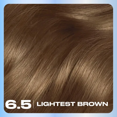 Vista 4 de Clairol Nice'n Easy Tinte Permanente para el Cabello, 6.5 Castaño Más Claro, Paquete de 3 Clairol Nice'n Easy - Tinte permanente para el cabello