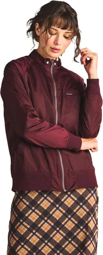 Vista 4 de Members Only Chaqueta icónica estilo boyfriend para mujer con acabado satinado