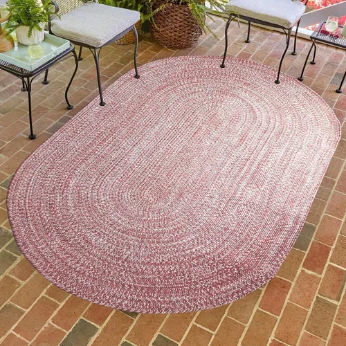 Vista 16 de Superior Alfombra de área grande para interiores y exteriores, reversible, trenzada, decoración del piso del hogar para sala de estar, cocina