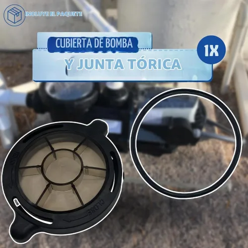 Vista 6 de Poolzilla Cubierta para cesta de bomba de piscina, compatible con bombas