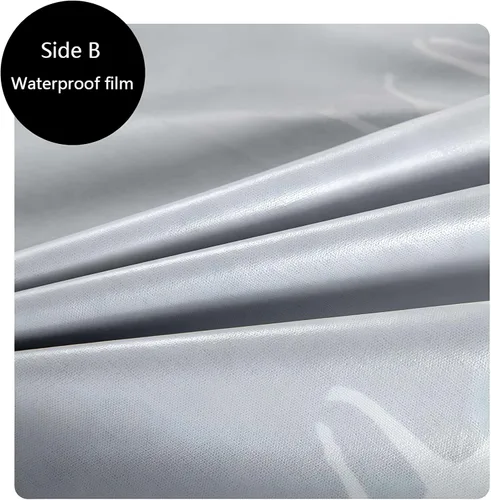 Vista 2 de SIELUNO Sábanas planas impermeables ligeras, protector de colchón, fundas protectoras de muebles para cama de tamaño matrimonial B-90.6 x 98.4 in
