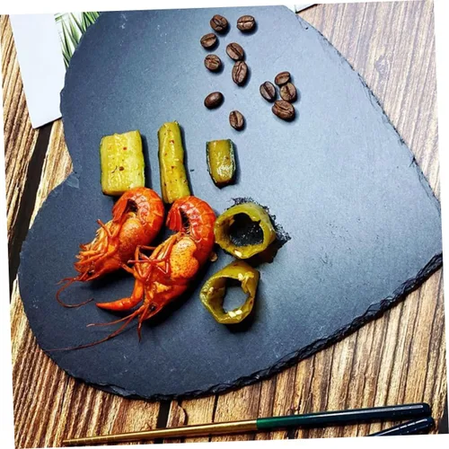 Vista 8 de Juego de platos en forma de corazón Charcutería Plato para servir Cena Plato de sushi Desayuno Plato de postre Bandeja de carne