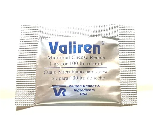 Vista 6 de Cuajo microbiano Paquete de 7 sobres + 1 GRATIS (total 8 x 0.04 oz) Usa un sobre para 100 litros de leche