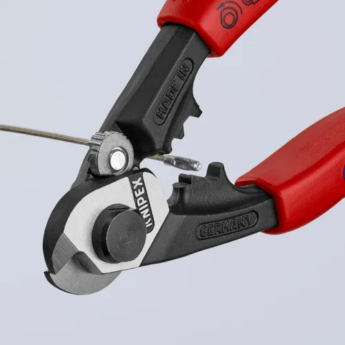 Vista 6 de KNIPEX 95 62 190 SBA Comfort Grip Cortadores de cuerda de alambre