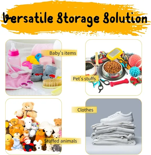 Vista 6 de Ofiray-home Estante esquinero suave Organizador colgante seguro Almacenamiento de pared apto para niños para artículos diversos, juguetes