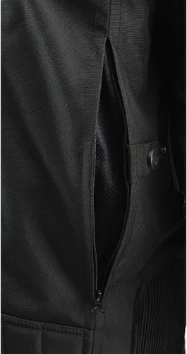 Vista 7 de Milwaukee Performance MPM1751 - Chaqueta de piel para hombre, diseño de rayas, color negro
