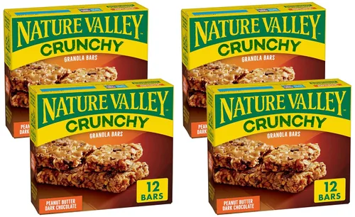 Vista 13 de Nature Valley Barras de granola crujiente, almendra tostada, 1.49 onzas, 6 unidades, 12 barras (paquete de 12)