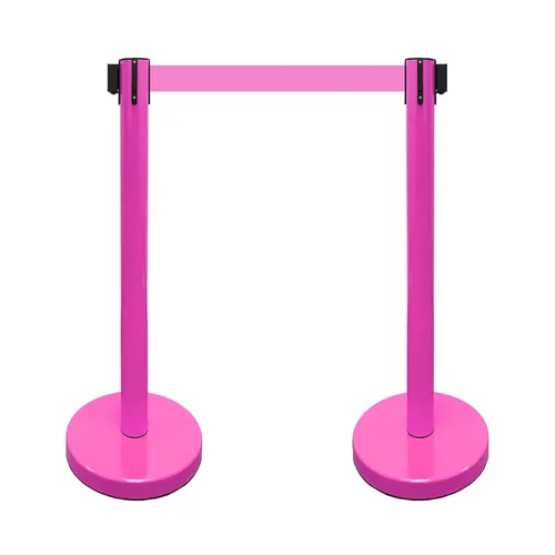 Vista 39 de VIP Crowd Control - Juego de barreras de seguridad con cinturones retráctiles, 91 cm de altura, cinturón de 198 cm y soporte de pared Cinturón