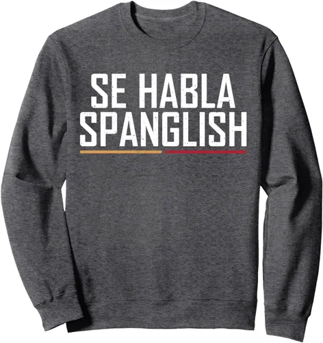 Vista 5 de Sudadera española Se habla de España, Negro, S