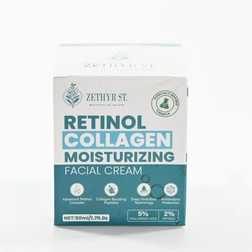 Vista 8 de Hidratante facial con retinol de colágeno, crema de retinol antienvejecimiento para la piel, crema hidratante facial para reducción de arrugas