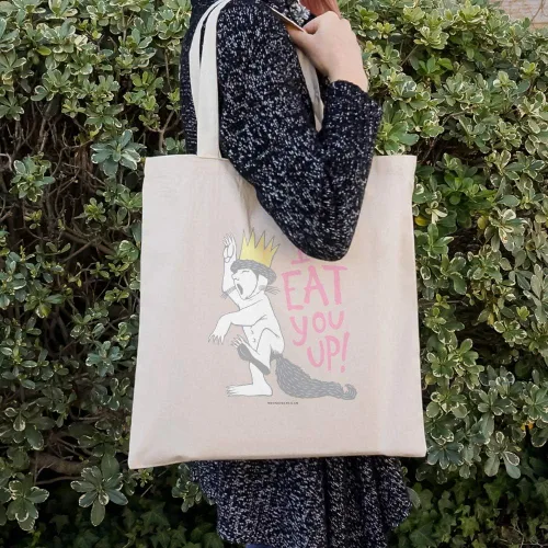 Vista 2 de GRAPHICS & MORE Donde las cosas salvajes están Eat You Up - Bolsa de viaje reutilizable, Multi