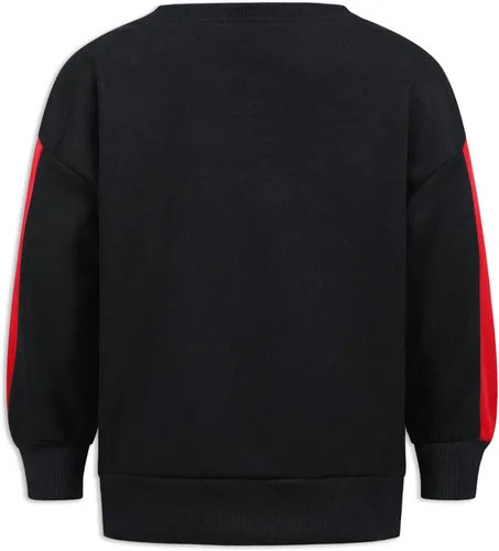 Vista 4 de Disney Cars Lightning McQueen - Conjunto de sudadera y pantalón deportivo de forro polar para niños pequeños, 2 piezas, color negro