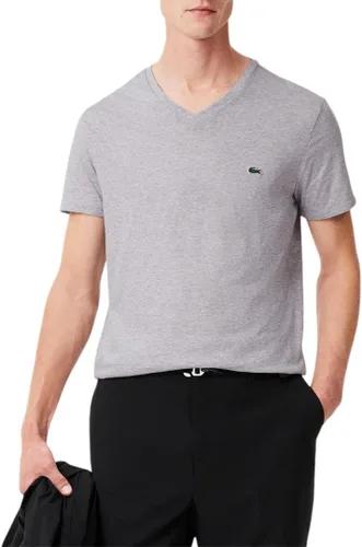 Vista 15 de Lacoste TH6710 - Camiseta de manga corta con cuello en V para hombre Marrón