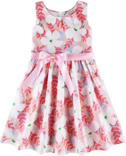 Vista 37 de Vestido de verano para niña, de algodón, con diseño floral