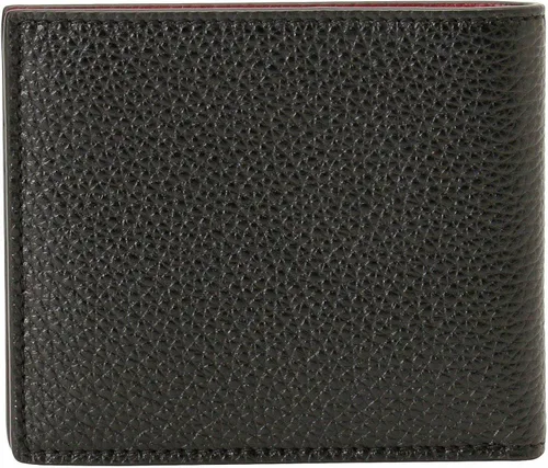 Vista 3 de Tom Ford TWO-TONE T LINE CLASSIC BIFOLD WALLET Bi-Color Wallet (No Coin Purse), BlackDark Red