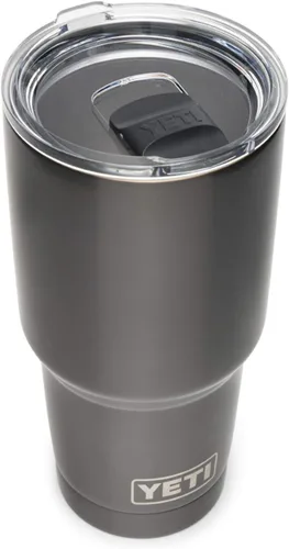 Vista 27 de YETI Rambler - Vaso aislado al vacío de acero inoxidable de 30 onzas con tapa MagSlider