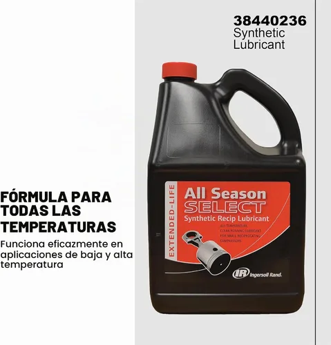 Vista 4 de Ingersoll Rand All Season Select - Aceite sintético para compresor de aire
