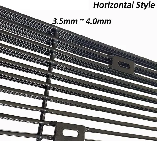 Vista 4 de Inserción de parrilla frontal para 2006 Chevy Silverado 1500/2005-2006 2500HD/3500 Cubierta de protección de parrilla de aluminio billet cromado