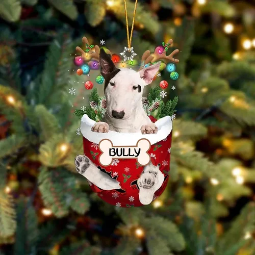 Vista 9 de IZI POD Affenpinscher Adorno de Navidad personalizado para perro, adorno de bolsillo de nieve para perro para árbol de Navidad, adorno acrílico