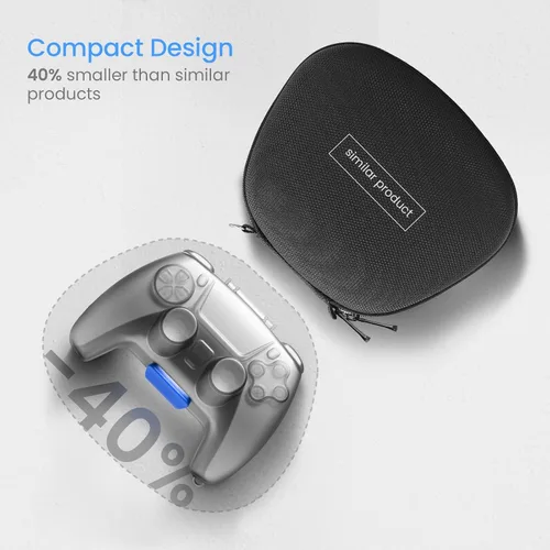 Vista 2 de tomtoc Funda protectora para mando de PS5 protector rígido para mando a distancia inalámbrico de Playstation 5 DualSense a prueba de golpes