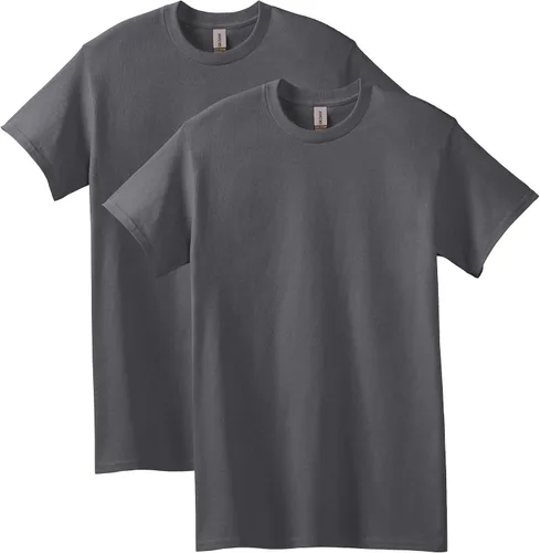 Vista 69 de Gildan Camiseta de algodón pesado para adultos, estilo G5000, paquete múltiple Gris ceniza (paquete de 2)