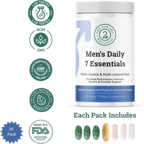 Vista 6 de Paquete Daily 7 Essentials & Sleep Complex para hombre