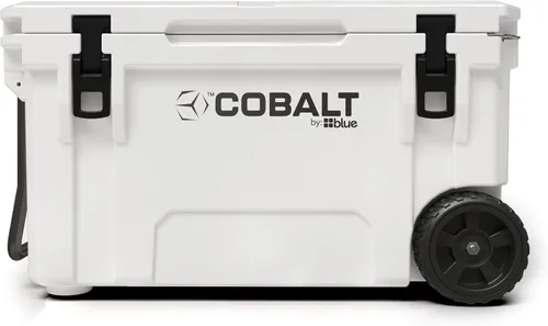 Vista 6 de Cobalt 55 Quart Roto Molded Super Ice Cooler Large Ice Chest - Long Term Ice Retention