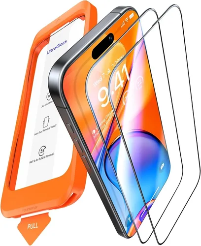 Vista 22 de UltraGlass UNBREAK TOP 9H+ - Protector de pantalla de vidrio para iPhone 12 Pro Max [grado militar inastillable y máxima durabilidad] Vidrio