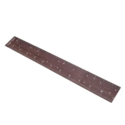 Vista 3 de Wooden Ruler Growth Chart, Height Measurement Ruler, Walnut Wood Height Chart with Measuring Tape, Installation Growth Chart for Toddlers Bedroom