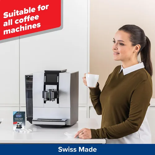 Vista 4 de Durgol Tabletas de limpieza para máquina de café expreso y cafetera, 10