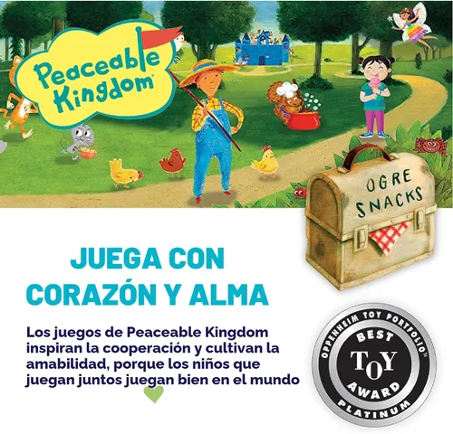 Vista 8 de ¡Corre hacia el tesoro! de Peaceable Kingdom Juego infantil "Vence al ogro".