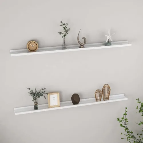 Vista 31 de Estantes de oficina, estantes de baño, estantes de almacenamiento, 4 piezas, color negro, 15.7 x 3.5 x 1.2 pulgadas, adecuados para decoración
