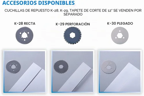 Vista 8 de Carl Manufacturing 12210 Recortadora de Servicio Pesado de 12 Pulgadas, Capacidad de 36 Hojas, 14 Pulgadas x 12-1/4 Pulgadas x 3/4 Pulgadas GY