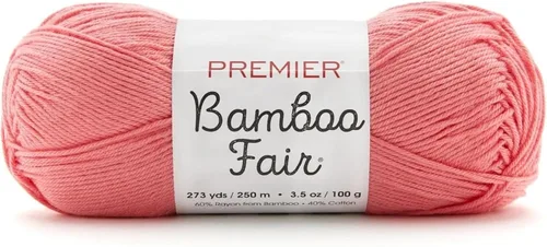 Vista 15 de Premier Yarns Hilo de bambú Fair DK, para tejer y tejer, mezcla de algodón para tejido y ganchillo en climas cálidos, color marfil