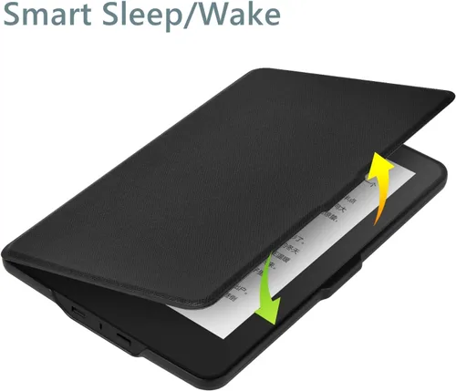 Vista 2 de Zcooooool Funda antideslizante para Kindle Paperwhite de 6" (7ª/6ª/5ª generación - 2015/2013/2012 modelo lanzado: DP75SDI o EY21) Funda de PU
