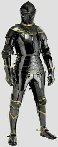 Vista 2 de RS Enterprises - Armadura medieval hecha a mano con armadura de combate medieval