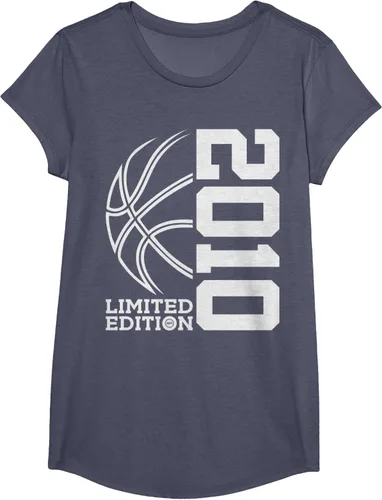 Vista 14 de Camiseta de baloncesto de 13 cumpleaños edición limitada 2010, Negro