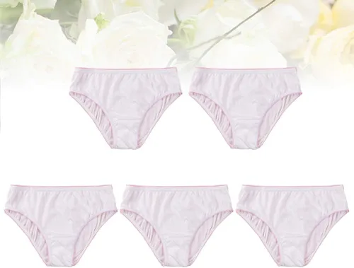 Vista 4 de SUPVOX Calzones De Mujer De Algodon 5 piezas Bragas de maternidad desechables para mujer, ropa interior de algodón suave para embarazo, posparto