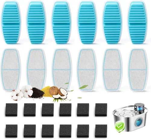 Vista 11 de Fuente de agua inalámbrica para gatos: fuente para mascotas de acero inoxidable operada por pilas, dispensador automático de agua inalámbrico