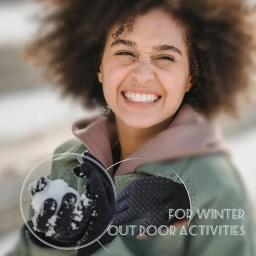 Vista 4 de Guantes deportivos para correr guantes cálidos de invierno para hombres y mujeres térmicos para ciclismo conducir senderismo en guantes ligeros