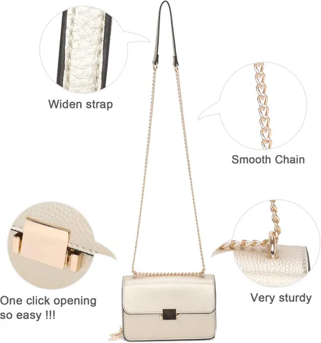 Vista 5 de BBTT.ful Women's Evening Handbags Rhinestone Purse Sparkling Crossbody Bag Wedding Prom Party Club Purses