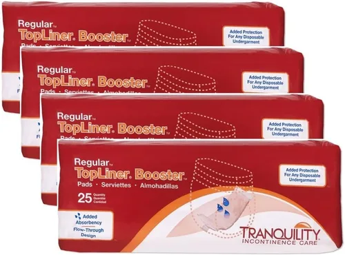 Vista 12 de Tranquility TopLiner® Almohadillas Reforzadoras Absorbentes Desechables de Contorno para Incontinencia Intestinal - Contorno (21.5" x 13.5") - 12