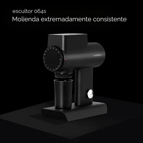 Vista 2 de TIMEMORE Sculptor 064S Molinillo de Granos de Café con Fresas Planas, Molinillo Eléctrico para Espresso con Ajuste de Grosor Sin Escalones, Adecuado