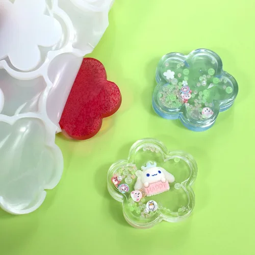 Vista 7 de mostsom Moldes de silicona para piruletas, moldes de silicona para piruletas de chocolate, con diseño de hojas, flores, dulces, sin palillos, 2