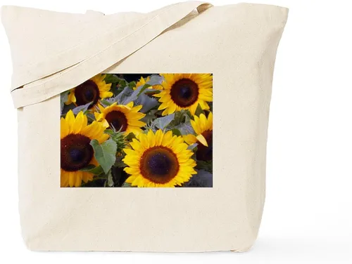 Vista 11 de CafePress COPD Hope - Bolsa de mano de girasol de lona natural, bolsa de compras reutilizable