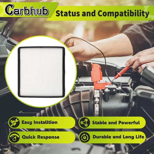 Vista 2 de Carbhub Filtro de aire de cabina apto para Kenworth T660 T680 T800 T880 Peterbilt 387 567 579 Series Reemplazar F37-1018 S-9034 S28571 PA30269