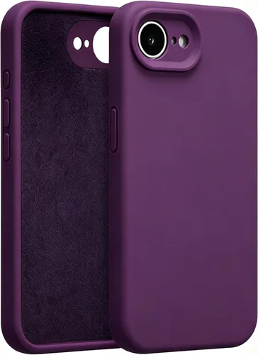 Vista 21 de Funda de silicona para iPhone Air, con [protección completa de la cámara] [forro de microfibra suave antiarañazos], funda de silicona líquida ultra