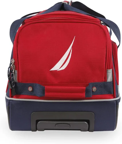 Vista 8 de NAUTICA Submariner - Bolsa rodante de 22 pulgadas color rojoazul marino Rojoazul marino Submariner - Lona rodante de 22 pulgadas