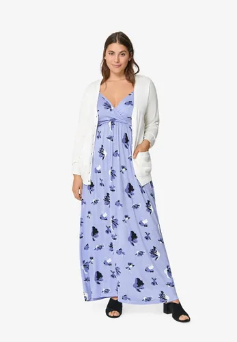 Vista 4 de ellos Vestido largo de punto para mujer de talla grande